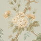 Purchase 183140 | She Walks In Beauty Chintz, Celadon - Schumacher Fabric