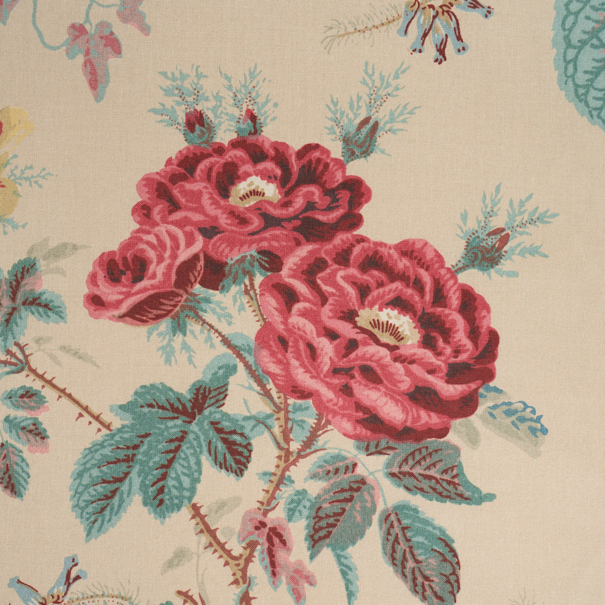 Purchase 183141 | She Walks In Beauty Chintz, Document - Schumacher Fabric