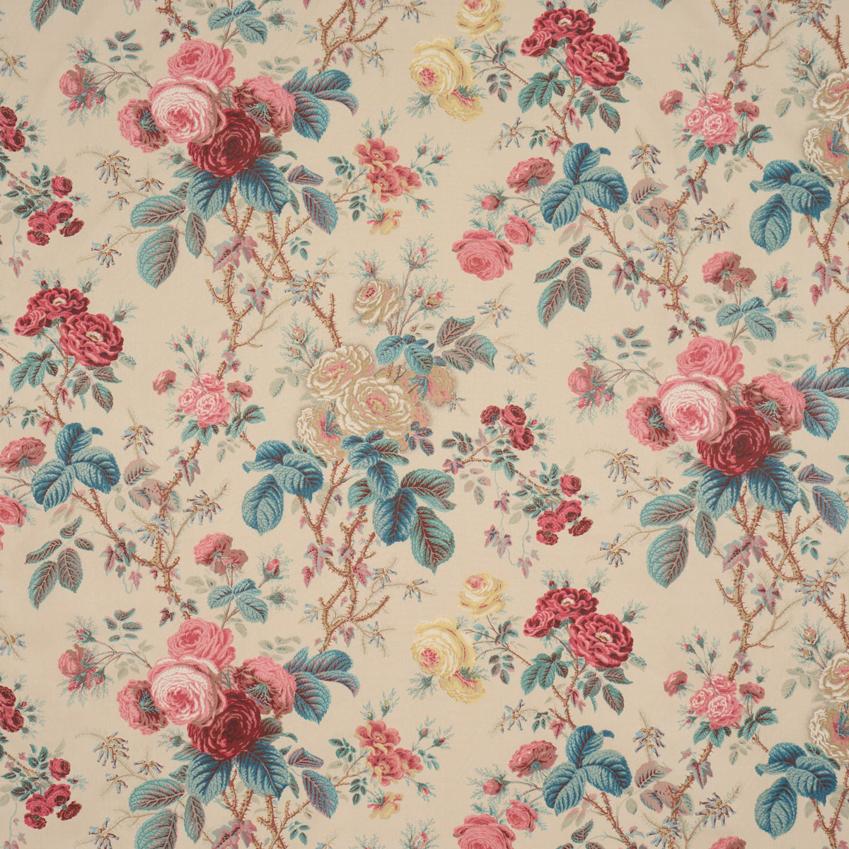 Purchase 183141 | She Walks In Beauty Chintz, Document - Schumacher Fabric