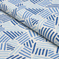 Purchase 183161 | Hatchmark Hand Print, Blues - Schumacher Fabric