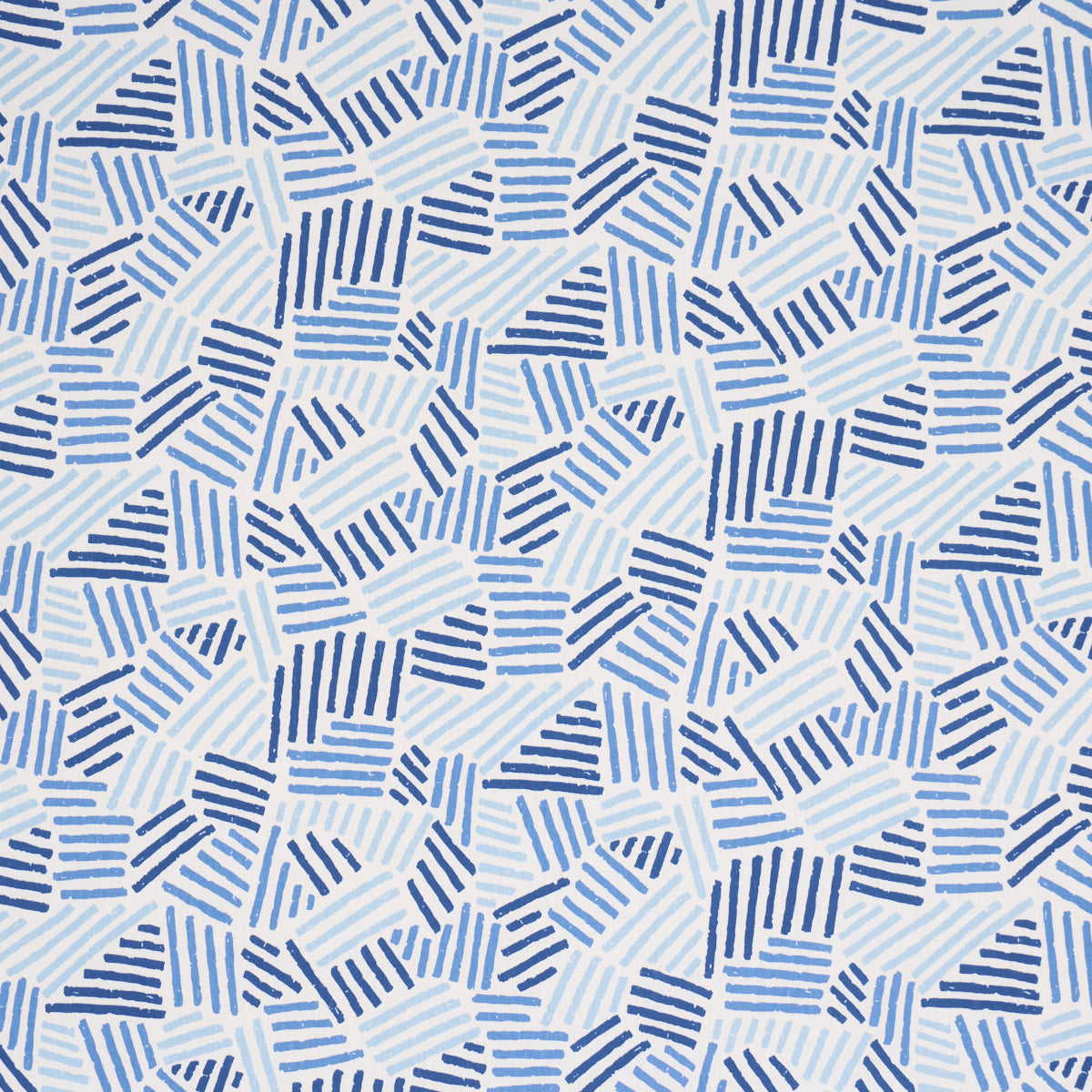 Purchase 183161 | Hatchmark Hand Print, Blues - Schumacher Fabric
