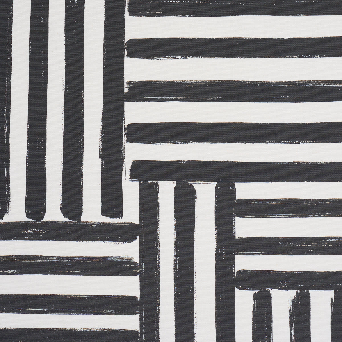Purchase 183170 | Parson'S Stripe Hand Print, Carbon - Schumacher Fabric