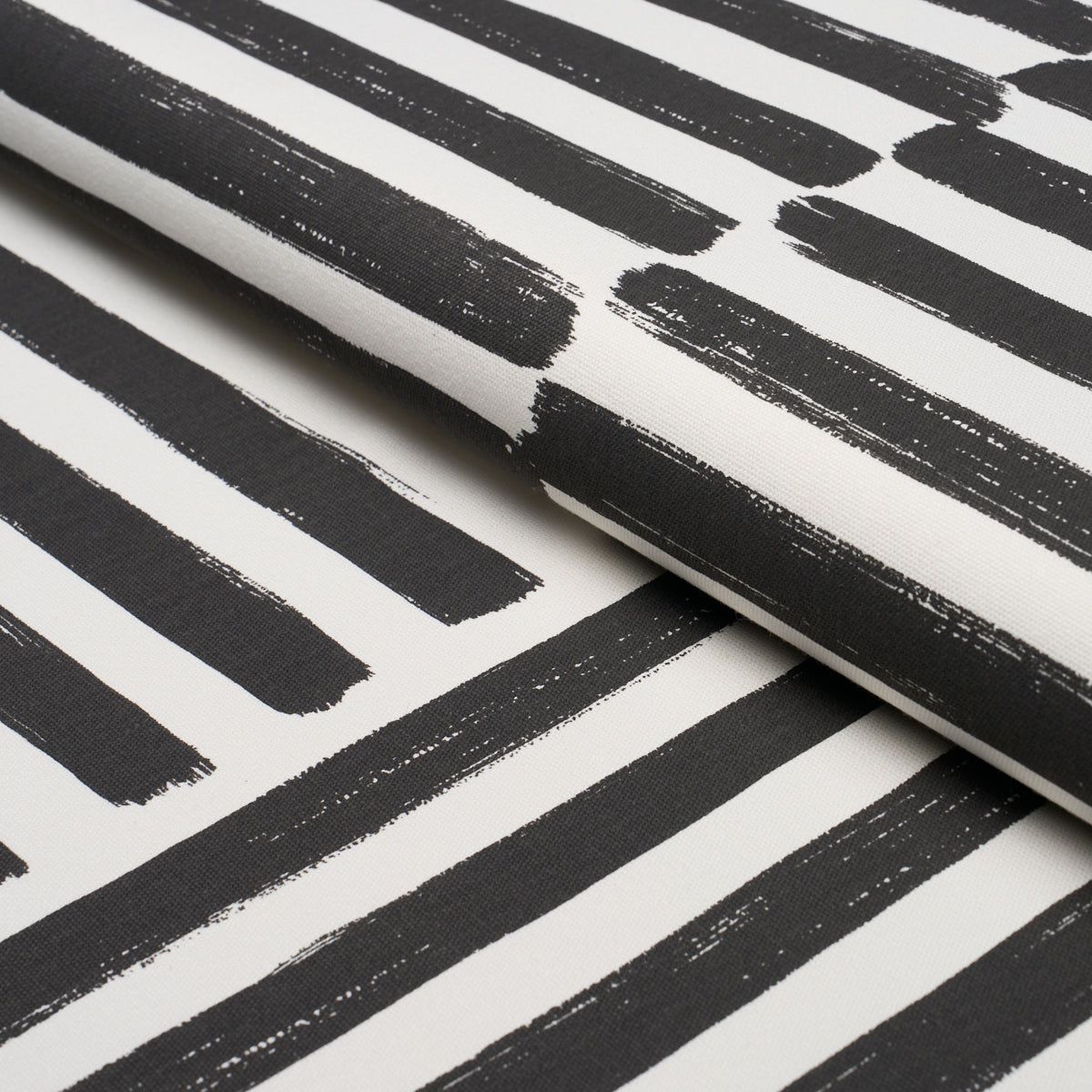 Purchase 183170 | Parson'S Stripe Hand Print, Carbon - Schumacher Fabric