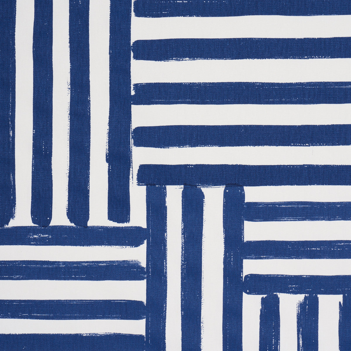 Purchase 183171 | Parson'S Stripe Hand Print, Navy - Schumacher Fabric