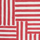 Purchase 183172 | Parson'S Stripe Hand Print, Red - Schumacher Fabric
