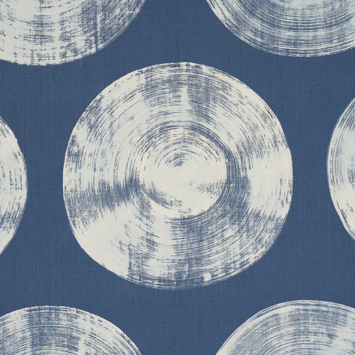 Purchase 183181 | Painted Circles, Indigo - Schumacher Fabric