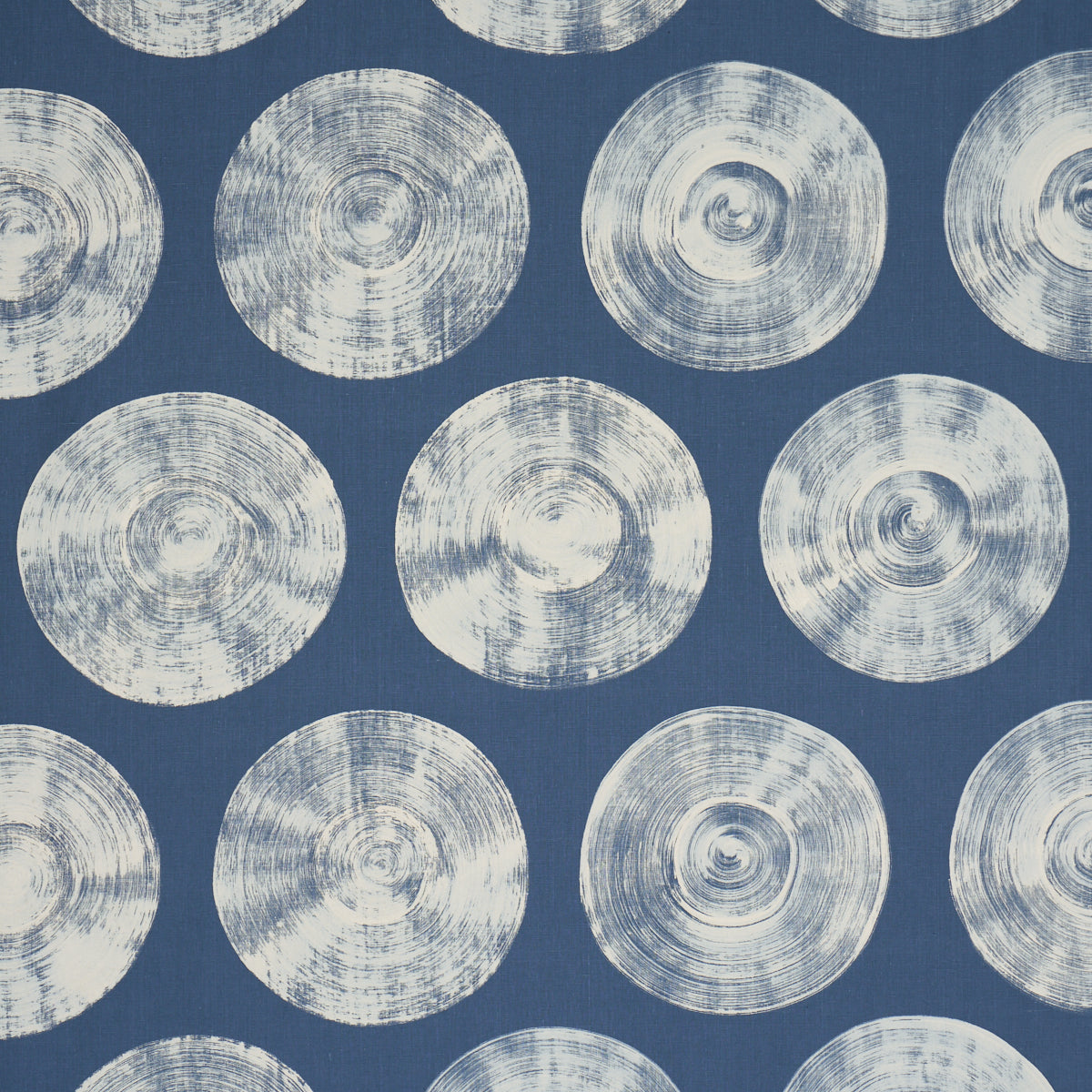 Purchase 183181 | Painted Circles, Indigo - Schumacher Fabric