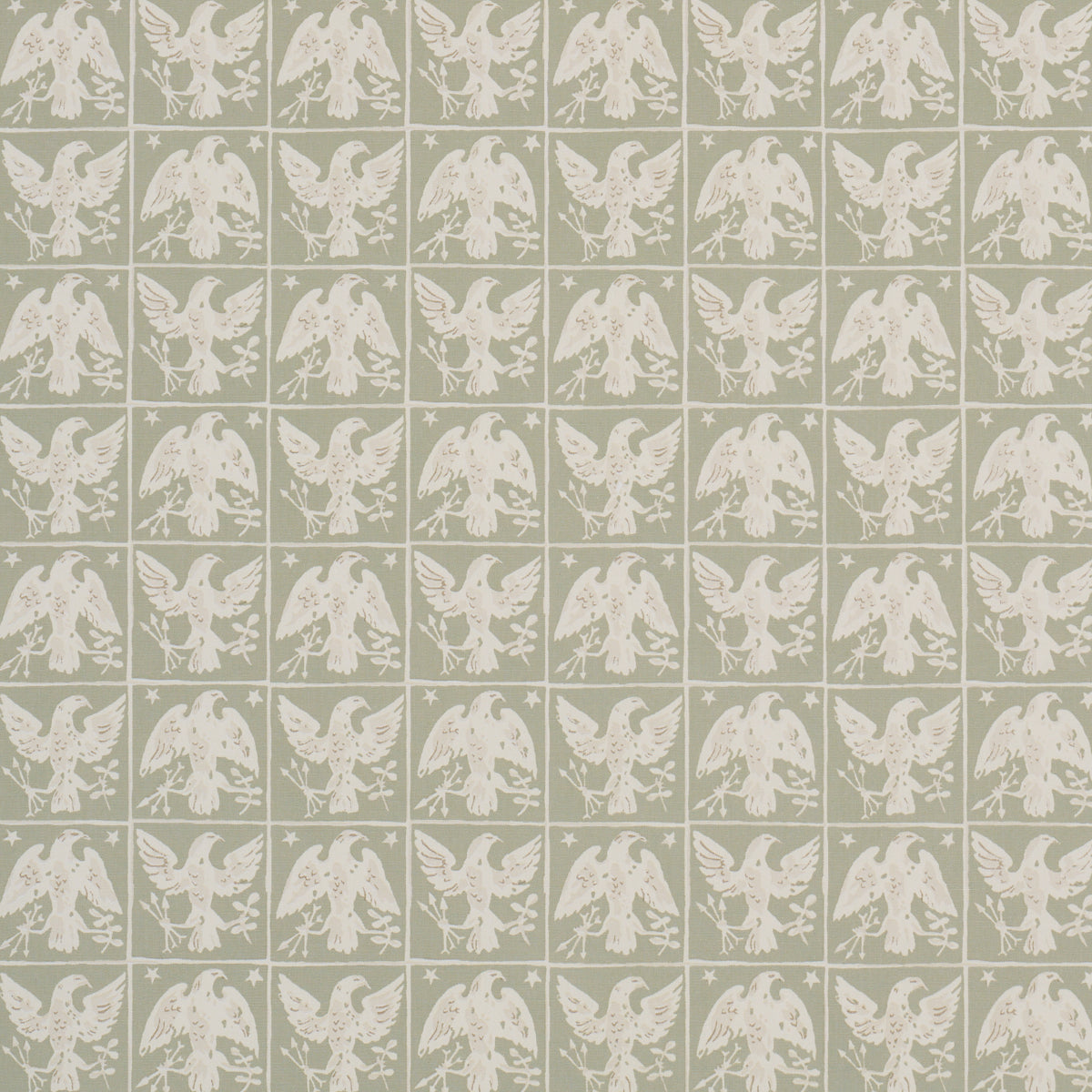 Purchase 183191 | Barton'S Eagle Hand Print, Green - Schumacher Fabric