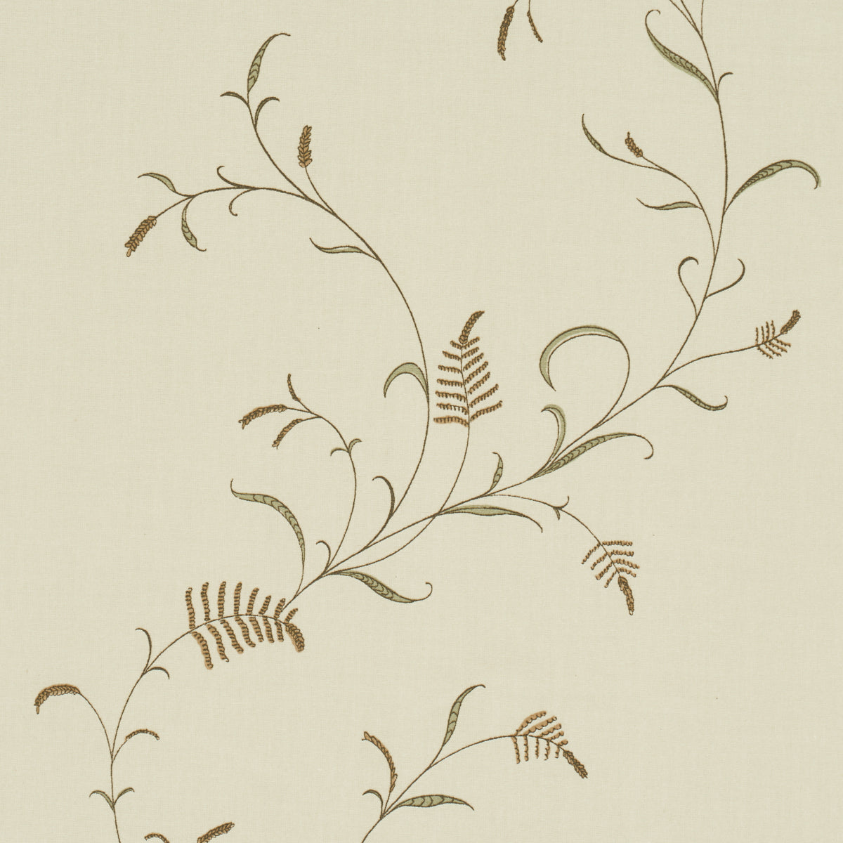 Purchase 183201 | Winding Wheat, Green - Schumacher Fabric