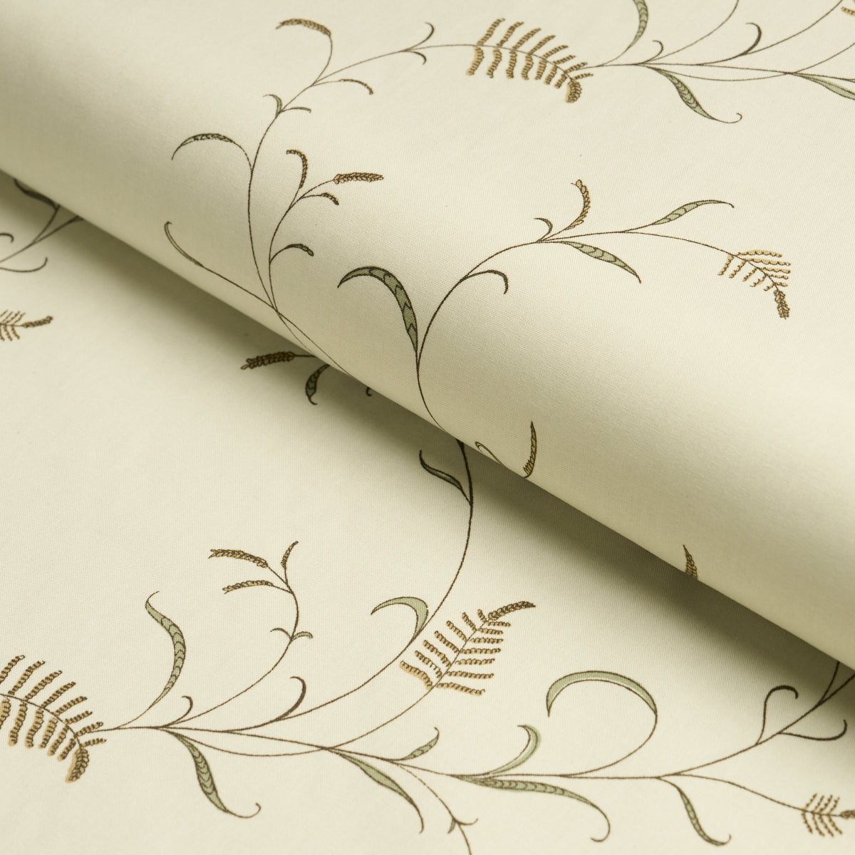 Purchase 183201 | Winding Wheat, Green - Schumacher Fabric