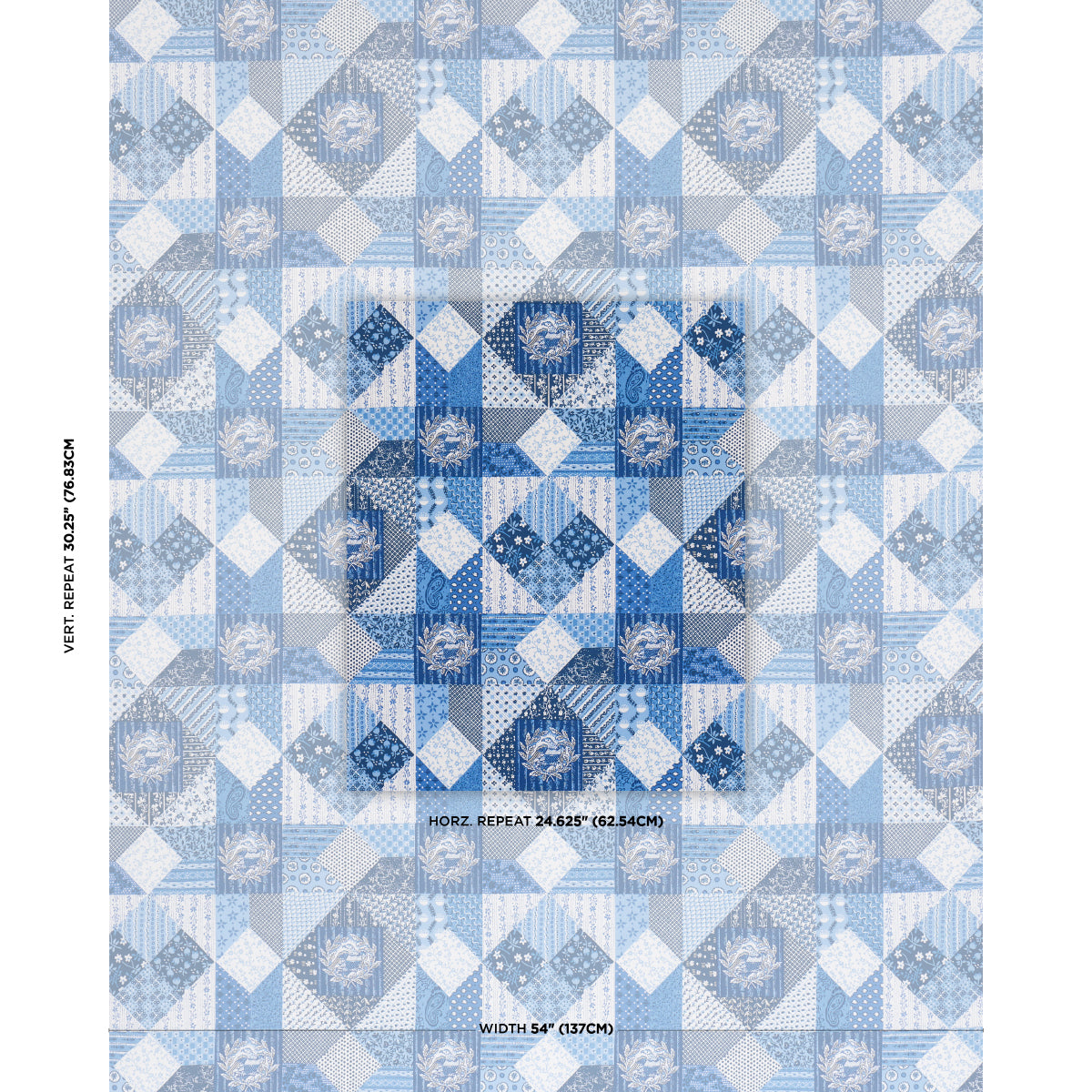 Purchase 183230 | Variable Star, Blue - Schumacher Fabric