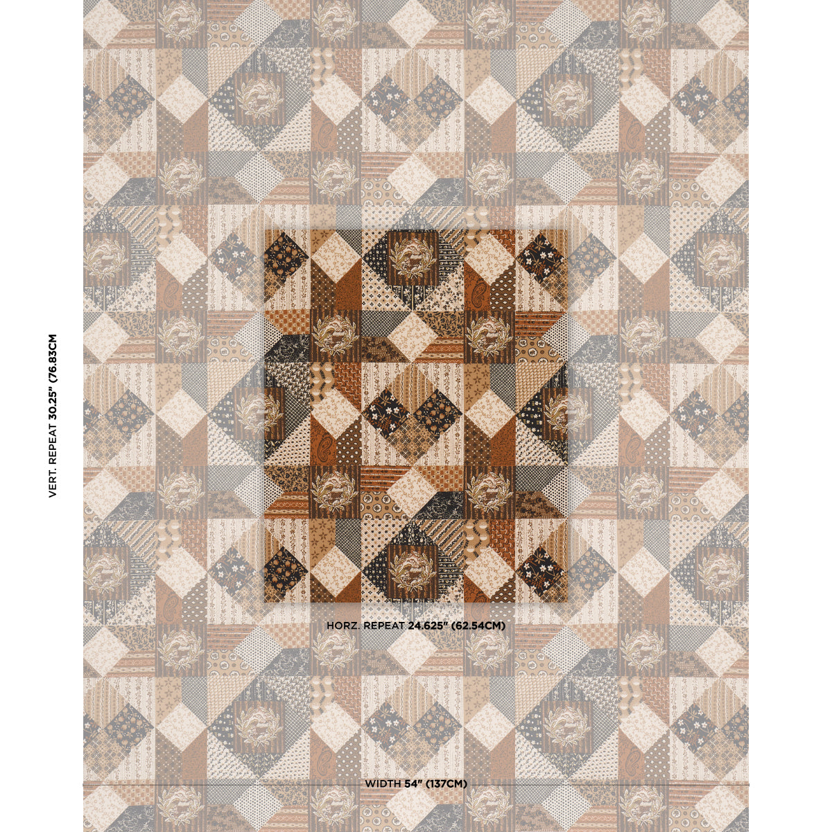 Purchase 183231 | Variable Star, Sepia - Schumacher Fabric