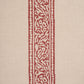 Purchase 183240 | Mahdavi Stripe Hand-Block Print, Red - Schumacher Fabric