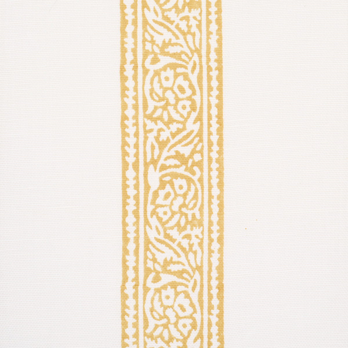 Purchase 183241 | Mahdavi Stripe Hand-Block Print, Yellow - Schumacher Fabric