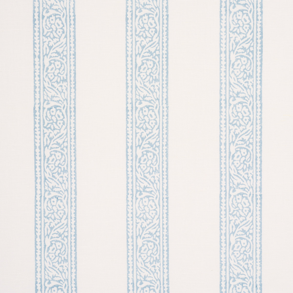 Purchase 183242 | Mahdavi Stripe Hand-Block Print, Sky - Schumacher Fabric