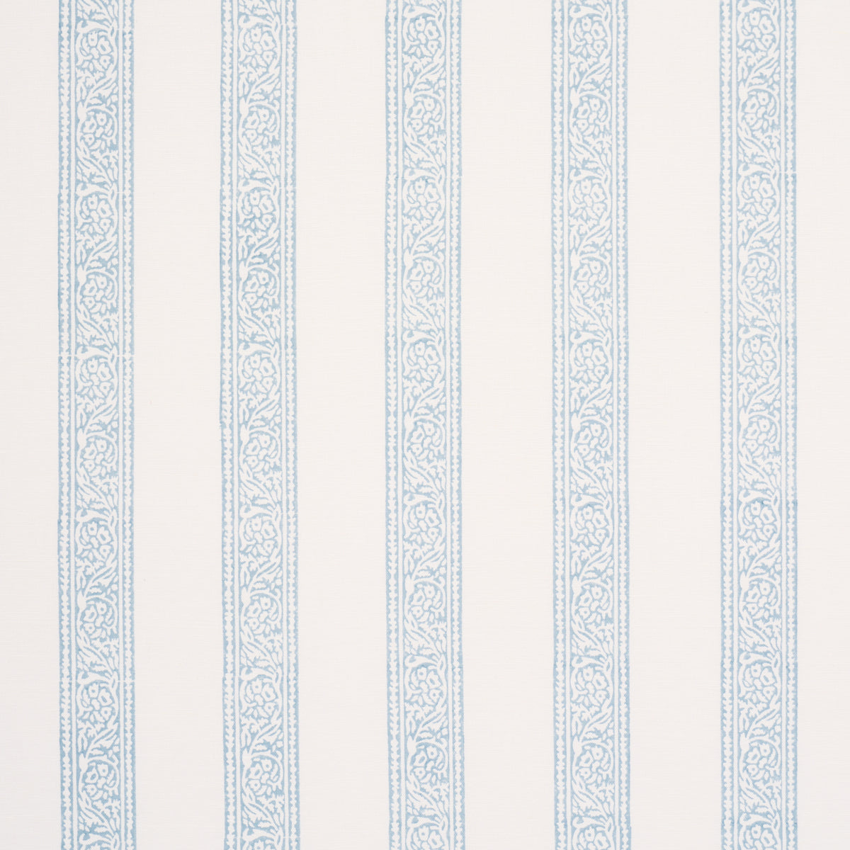 Purchase 183242 | Mahdavi Stripe Hand-Block Print, Sky - Schumacher Fabric