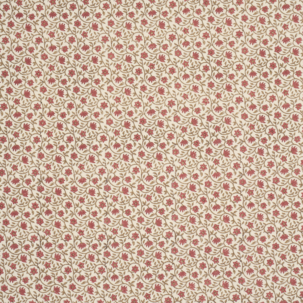 Purchase 183250 | Malaya Hand-Block Print, Red - Schumacher Fabric