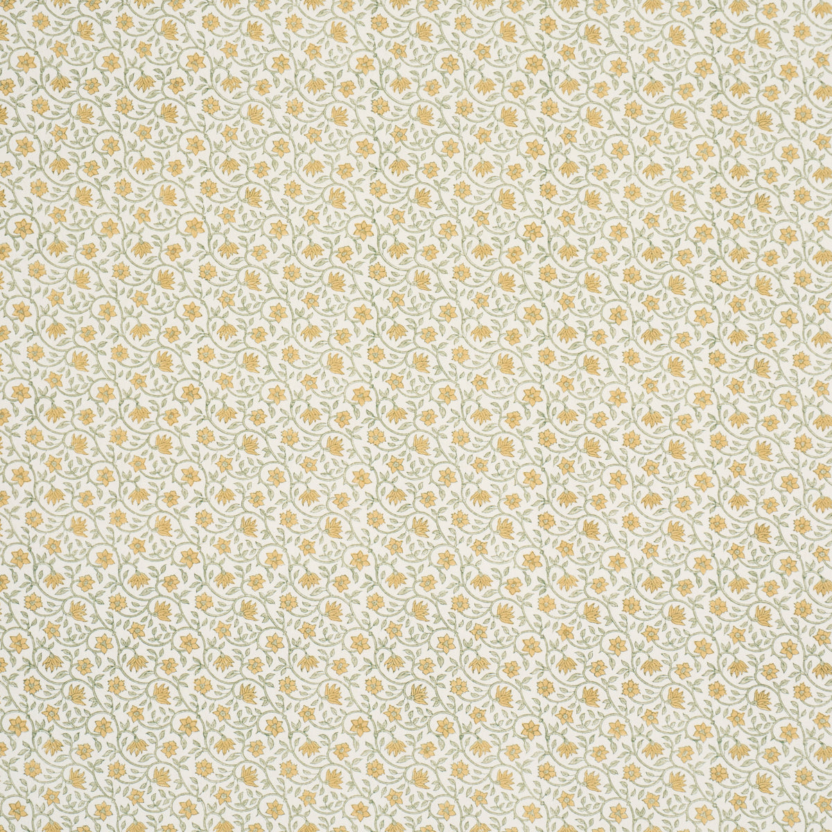 Purchase 183252 | Malaya Hand-Block Print, Yellow - Schumacher Fabric