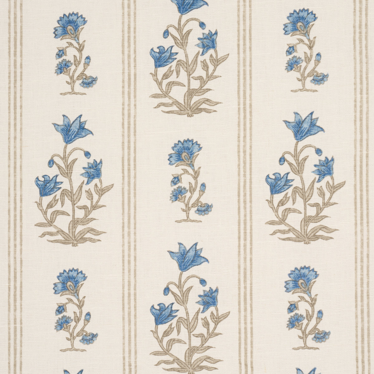 Purchase 183260 | Ellora Hand-Print, Blue - Schumacher Fabric
