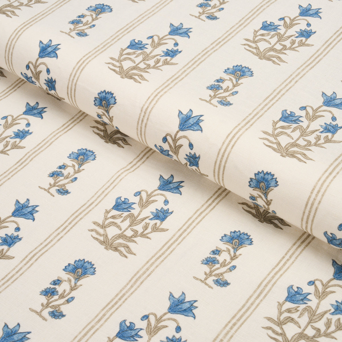 Purchase 183260 | Ellora Hand-Print, Blue - Schumacher Fabric