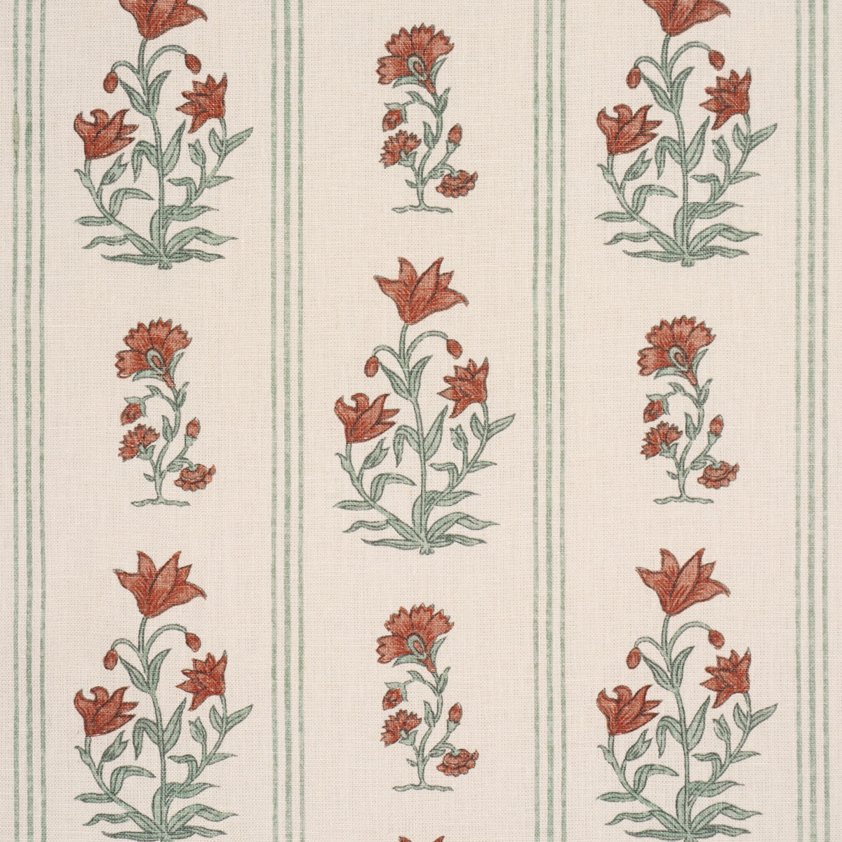 Purchase 183262 | Ellora Hand-Print, Spice - Schumacher Fabric