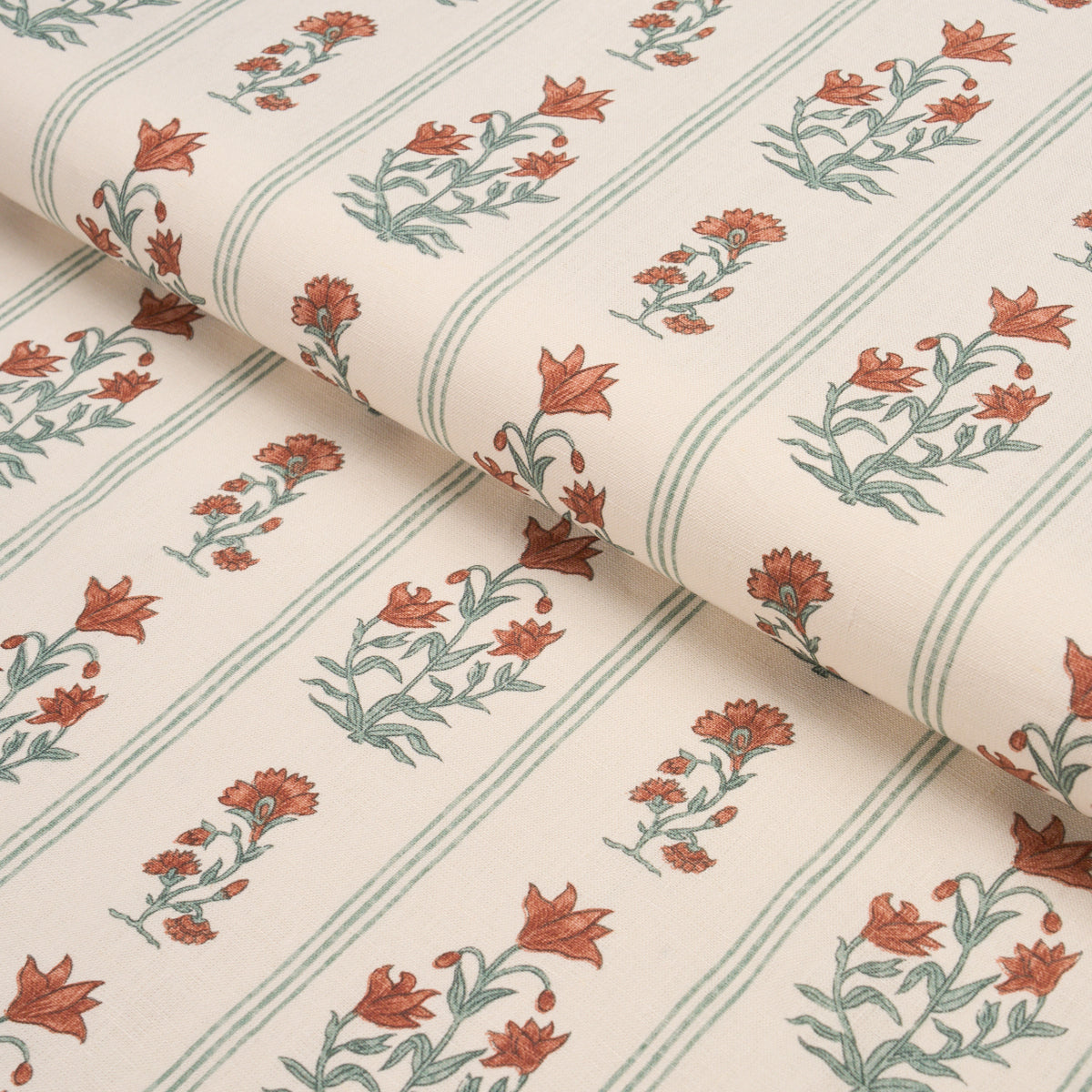 Purchase 183262 | Ellora Hand-Print, Spice - Schumacher Fabric