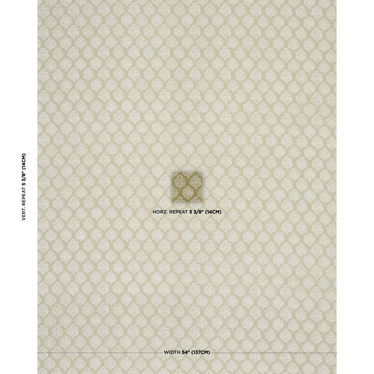 Purchase 183270 | Manali Hand-Print, Green - Schumacher Fabric
