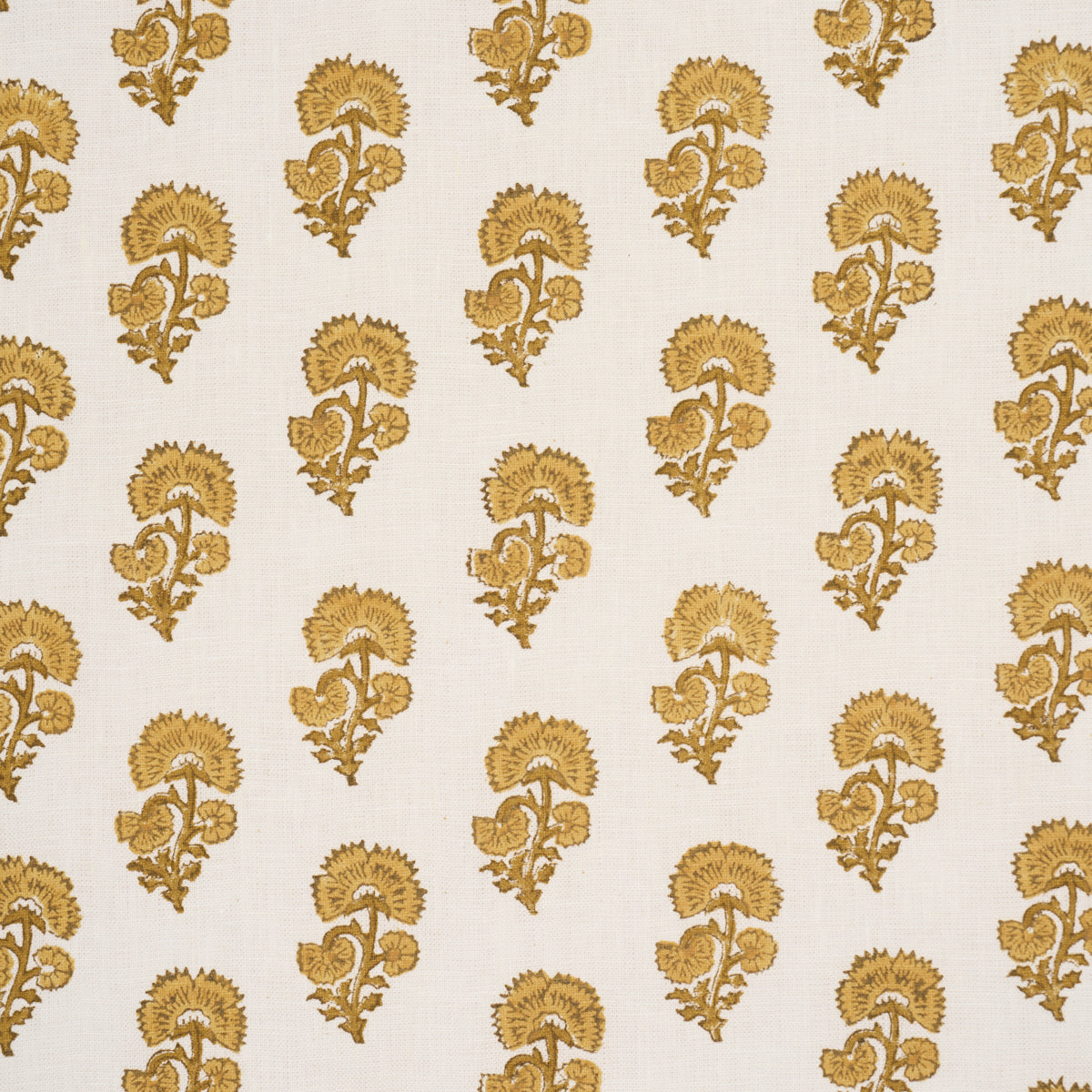 Purchase 183282 | Kaasni Hand-Block Print, Yellow - Schumacher Fabric