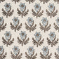 Purchase 183290 | Amisha Hand-Print, Blue & Brown - Schumacher Fabric