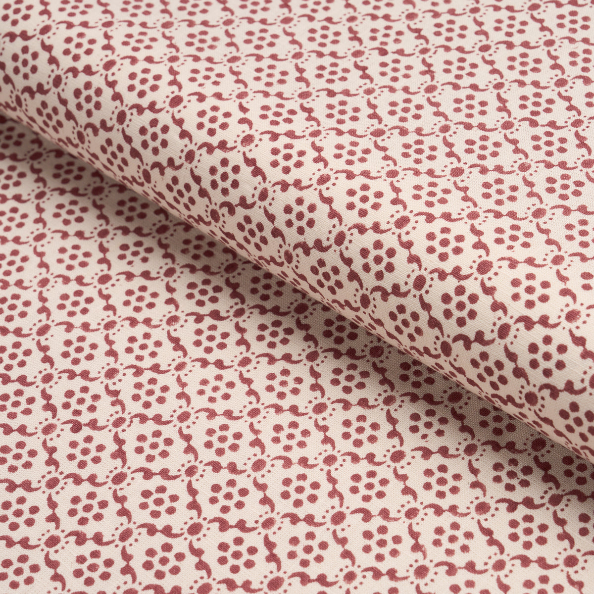 Purchase 183300 | Laksha Hand-Block Print, Red - Schumacher Fabric