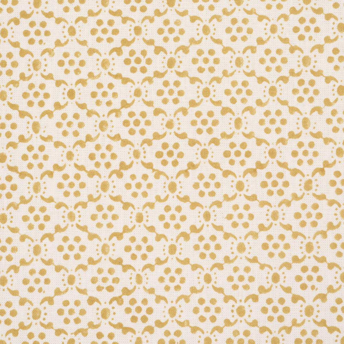 Purchase 183301 | Laksha Hand-Block Print, Yellow - Schumacher Fabric