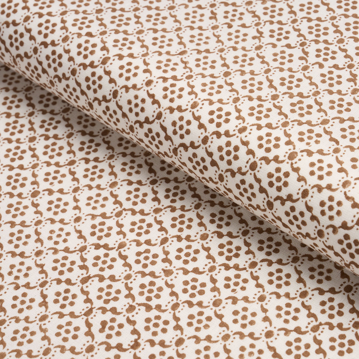 Purchase 183302 | Laksha Hand-Block Print, Brown - Schumacher Fabric