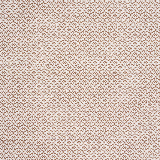 Purchase 183302 | Laksha Hand-Block Print, Brown - Schumacher Fabric