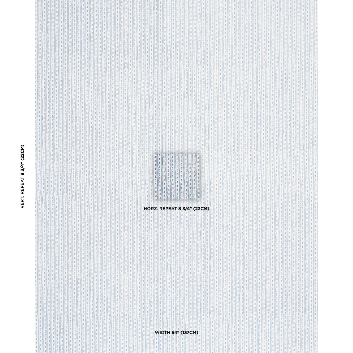 Purchase 183311 | Nidhi Stripe Hand-Print, Sky - Schumacher Fabric