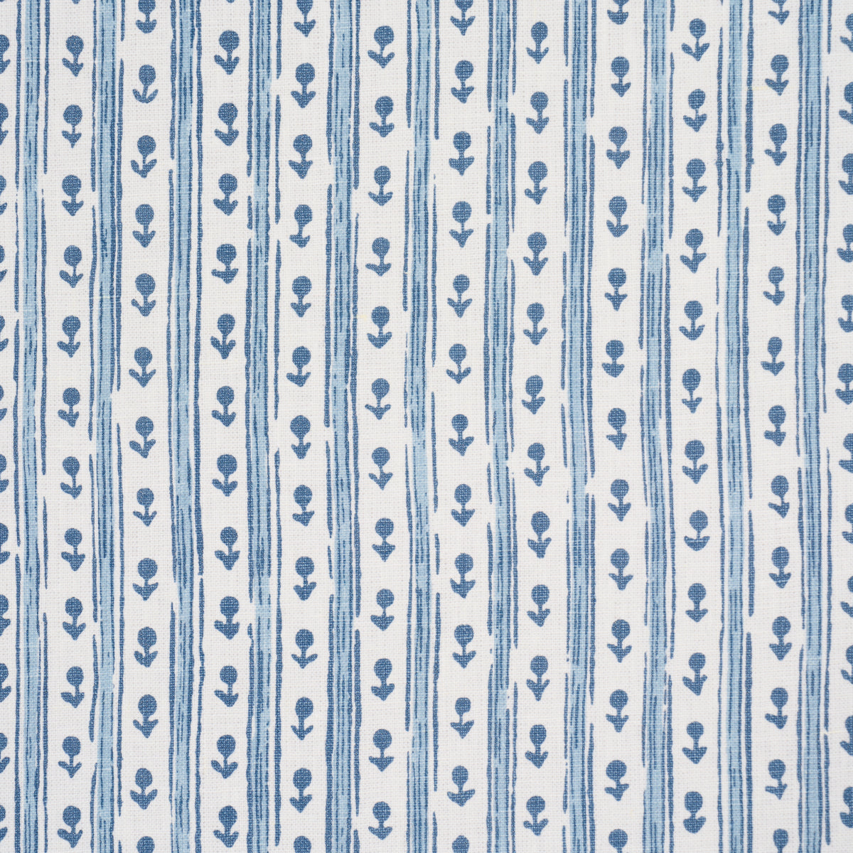 Purchase 183311 | Nidhi Stripe Hand-Print, Sky - Schumacher Fabric