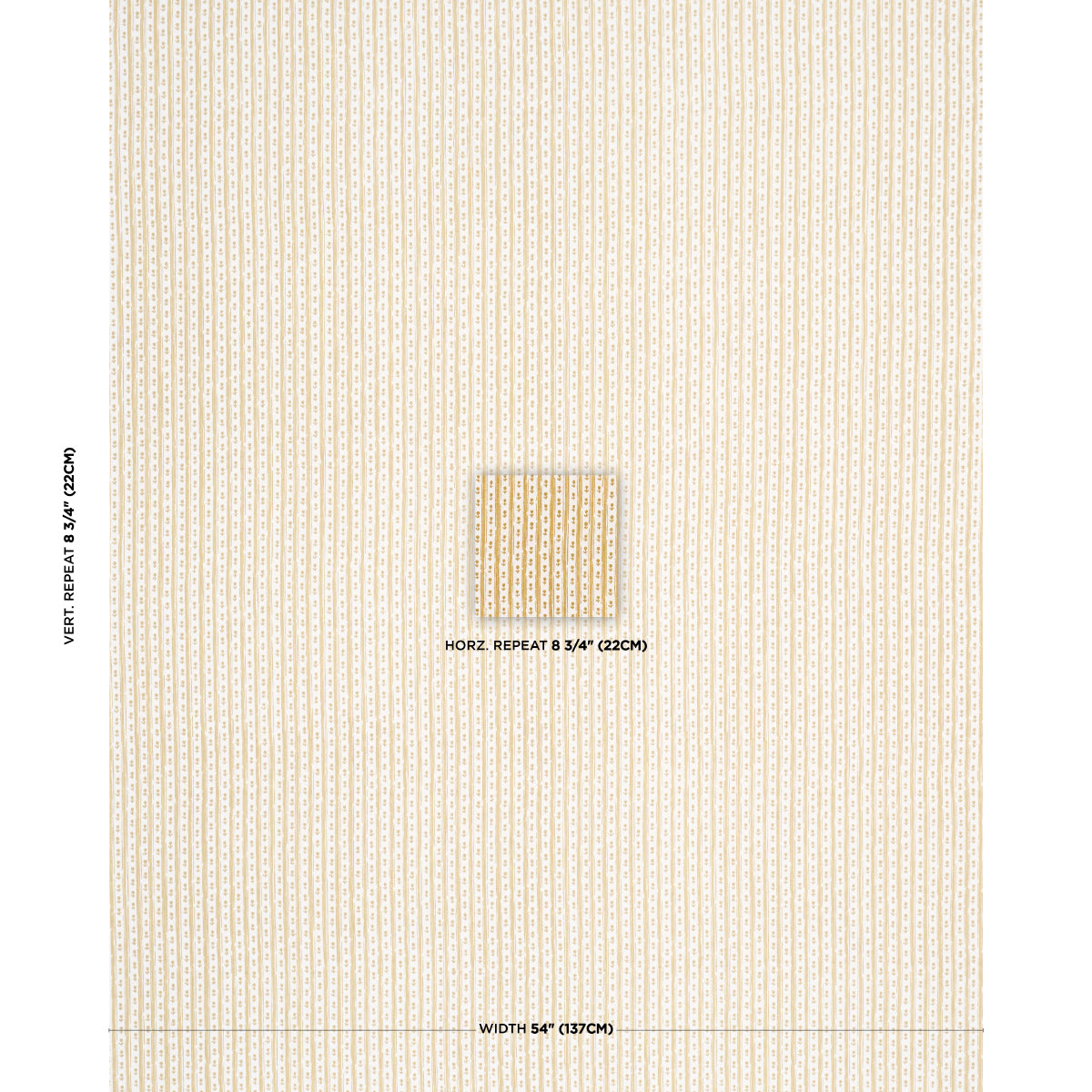 Purchase 183312 | Nidhi Stripe Hand-Print, Yellow - Schumacher Fabric