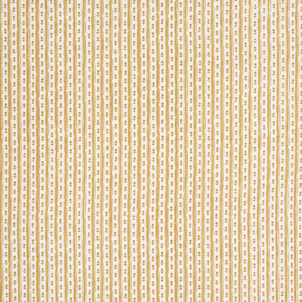 Purchase 183312 | Nidhi Stripe Hand-Print, Yellow - Schumacher Fabric
