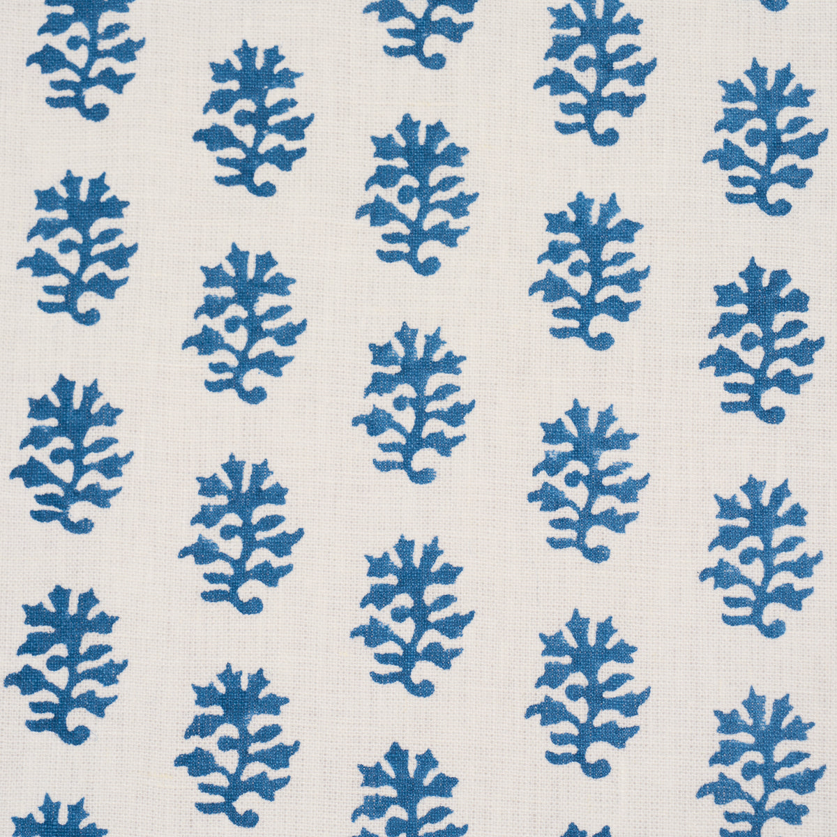 Purchase 183330 | Iksha Hand-Block Print, Indigo - Schumacher Fabric