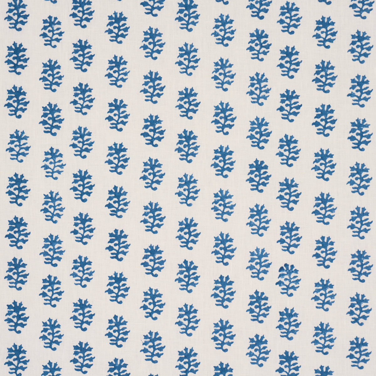 Purchase 183330 | Iksha Hand-Block Print, Indigo - Schumacher Fabric