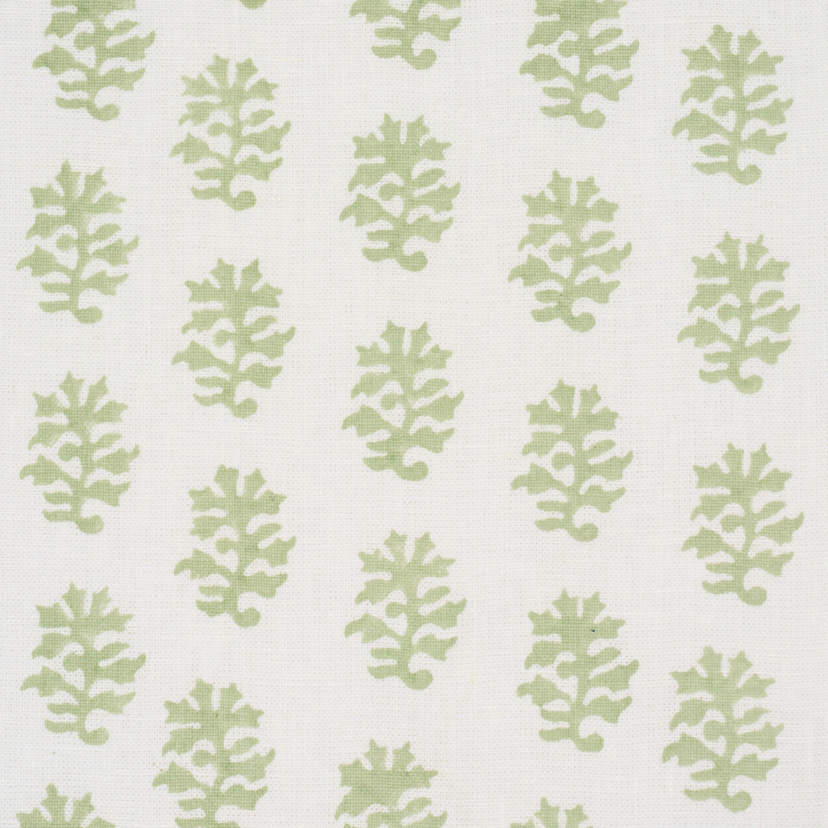 Purchase 183332 | Iksha Hand-Block Print, Leaf - Schumacher Fabric