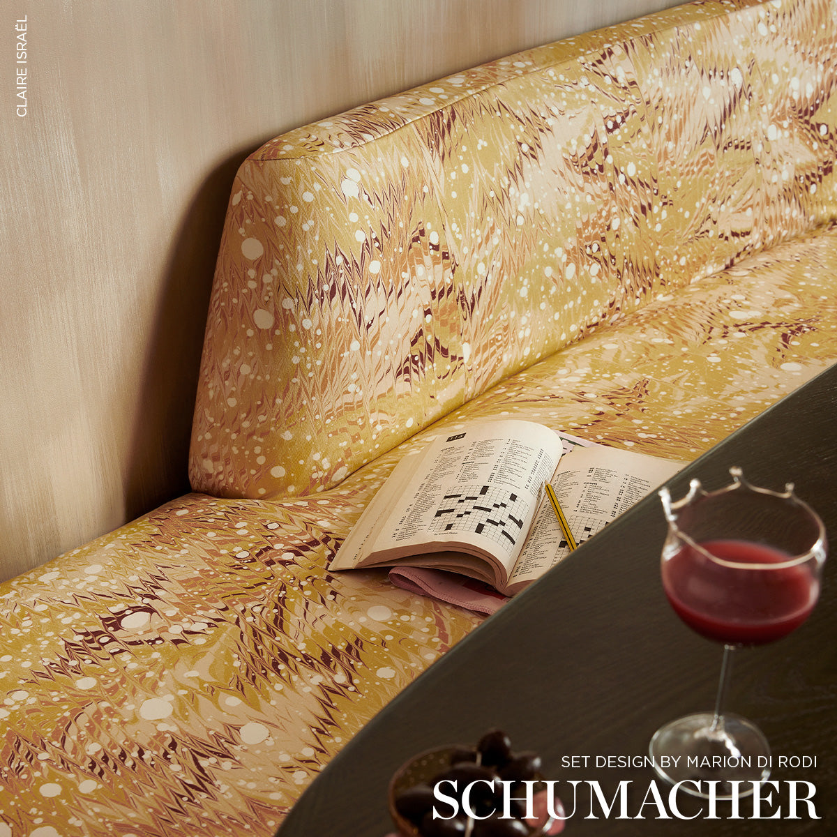 Purchase 183371 | Mesmeric, Curry - Schumacher Fabric