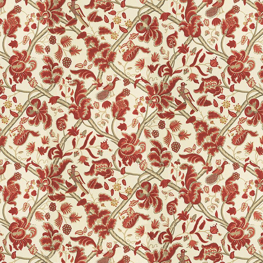 Find 2010125.194 Red/Gold Multipurpose by Lee Jofa Fabric