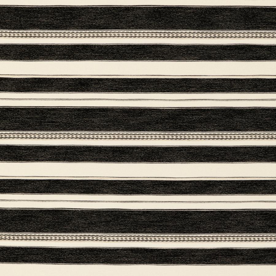 Sample 2017143.811.0 Entoto Stripe, Ivory Black by Lee Jofa Fabric