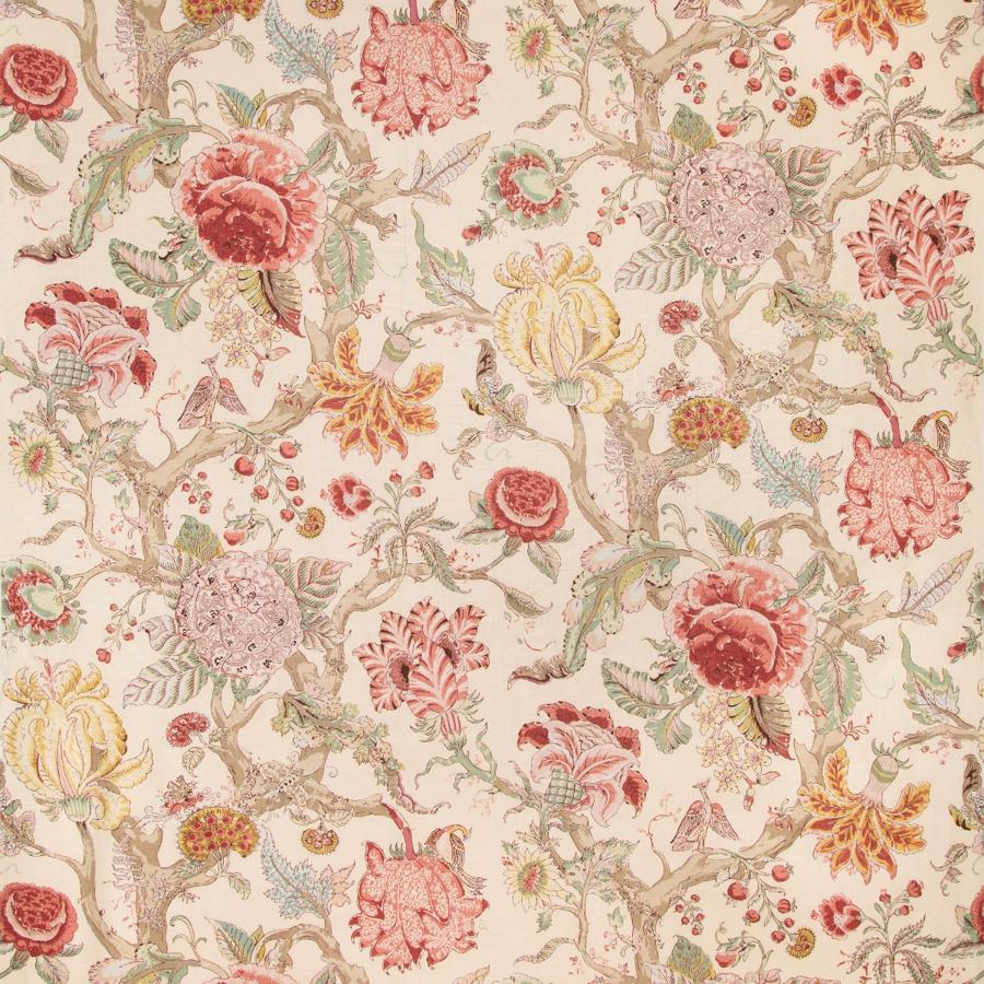 Sample 2019102.147.0 Adlington Multi Color Botanical Lee Jofa Fabric