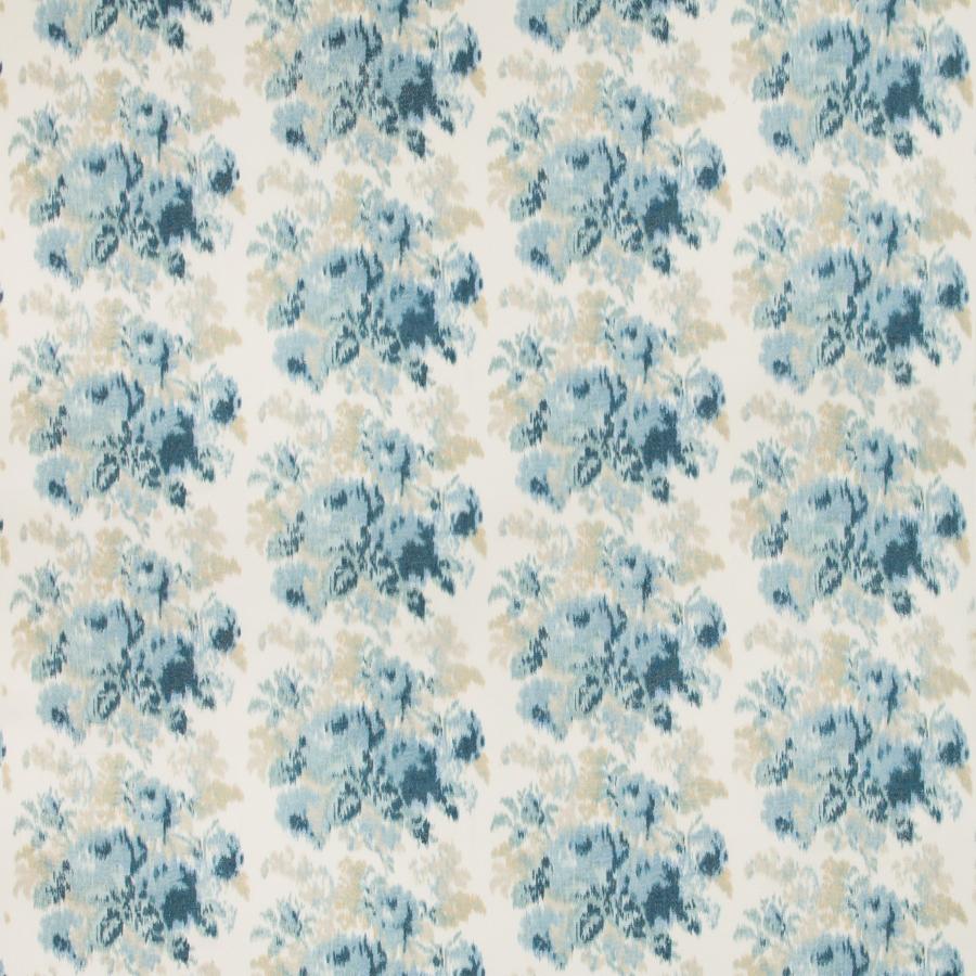 Sample 2019108.15.0 Alderley Print Blue Botanical Lee Jofa Fabric