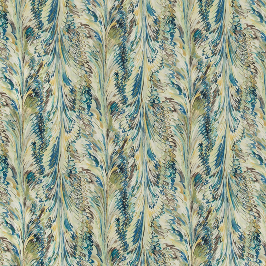 Sample 2019114.345.0 Taplow Print Multi Color Modern/Contemporary Lee Jofa Fabric