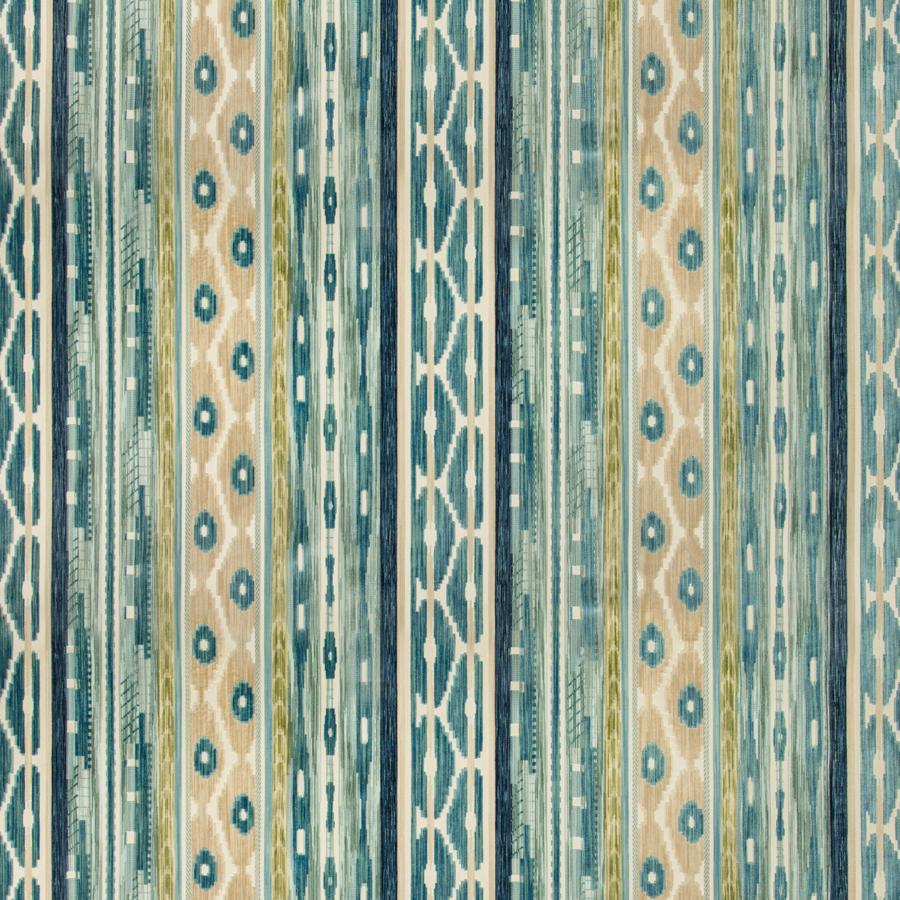 Sample 2019117.133.0 Desning Velvet Blue Ethnic Lee Jofa Fabric