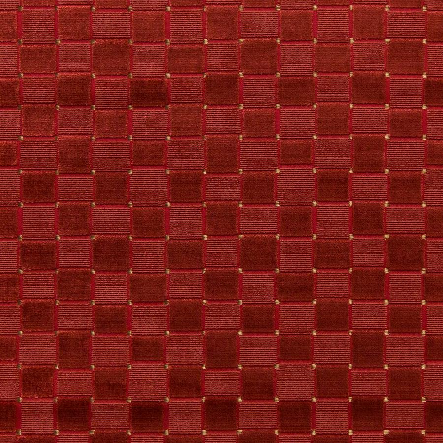 Sample 2019118.19.0 Levens Velvet Red Modern/Contemporary Lee Jofa Fabric