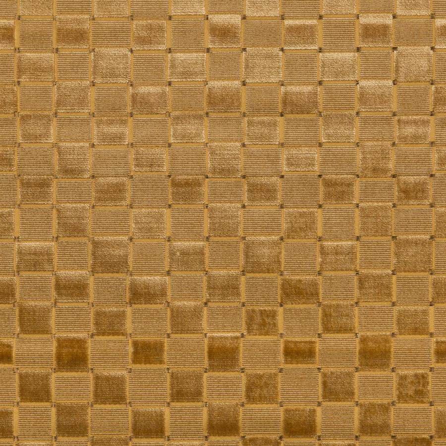Sample 2019118.4.0 Levens Velvet Yellow/Gold Modern/Contemporary Lee Jofa Fabric