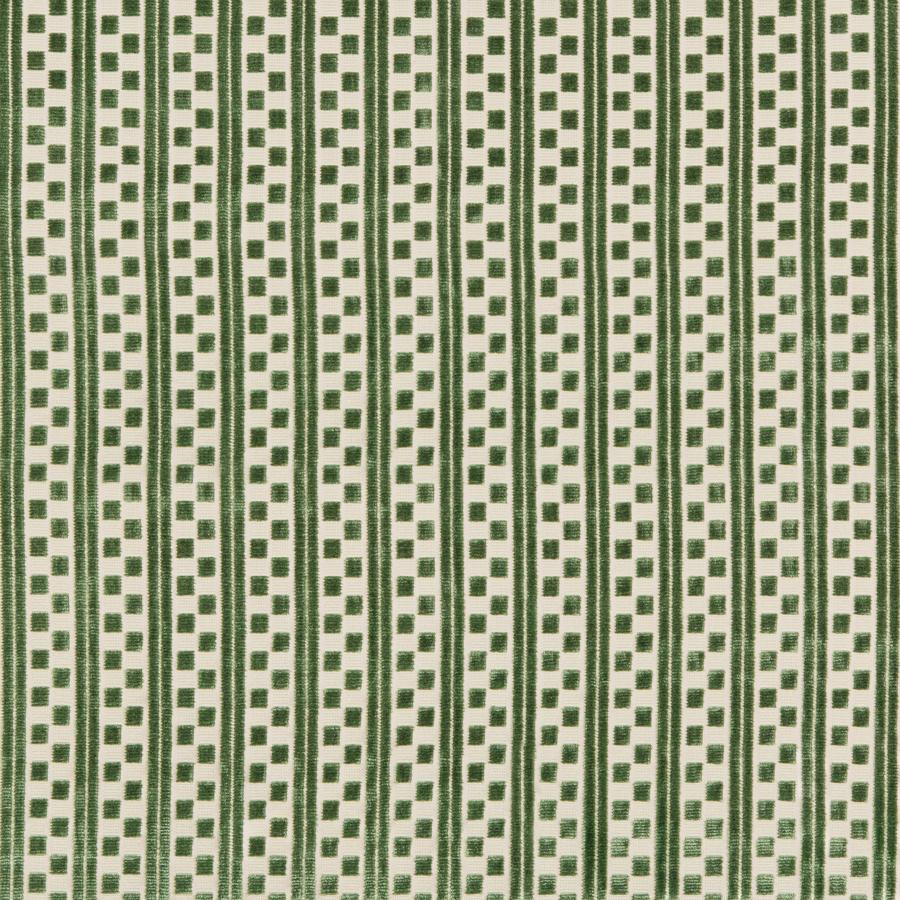 Sample 2019121.163.0 Lawrence Velvet Green Stripes Lee Jofa Fabric